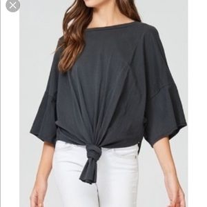 Cream Jolie Los Angeles knot top